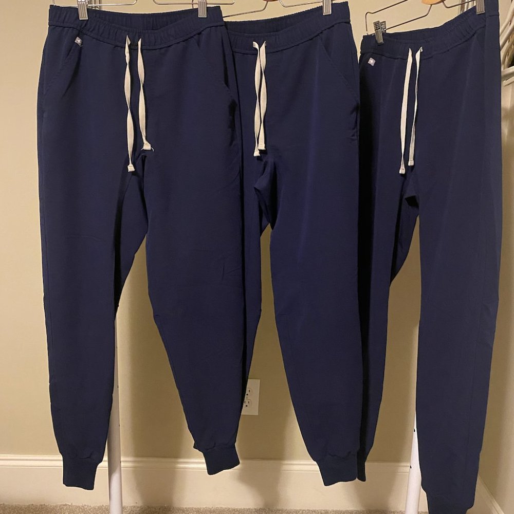 FIGS Men's Sm Blue Tansen Jogger Scrub Pants (Pair of 3)